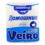 Полотенца бумажные, Veiro (Вейро) 2 шт арт. 3п22 Домашние двухслойные