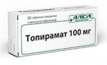 Топирамат-АЛСИ, таблетки покрытые пленочной оболочкой 100 мг 30 шт