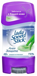 Дезодорант-антиперспирант, Lady Speed Stick (Леди Спид стик) 65 г Алоэ гель