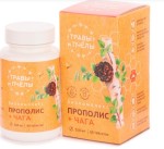 Прополис + чага, таблетки 0.55 г 60 шт
