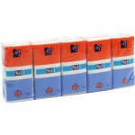 Платочки бумажные, Bella №1 (Белла №1) 10х10 шт трехслойные спайка